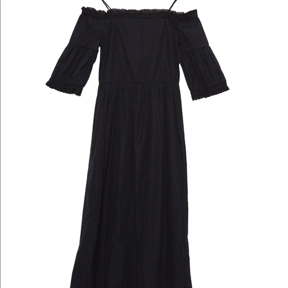 Vilshenko Cotton Summer off Shoulder Dress - Picture 3 of 7